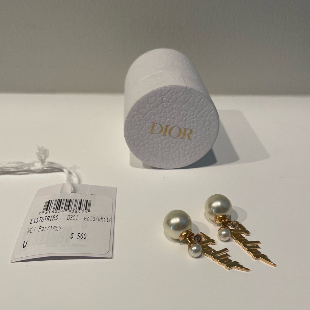 Brand NWT Christian Dior Tribales Earrings - Picture 2 of 6